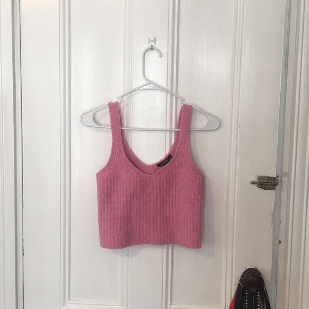 Fuzzy forever 21 tank top